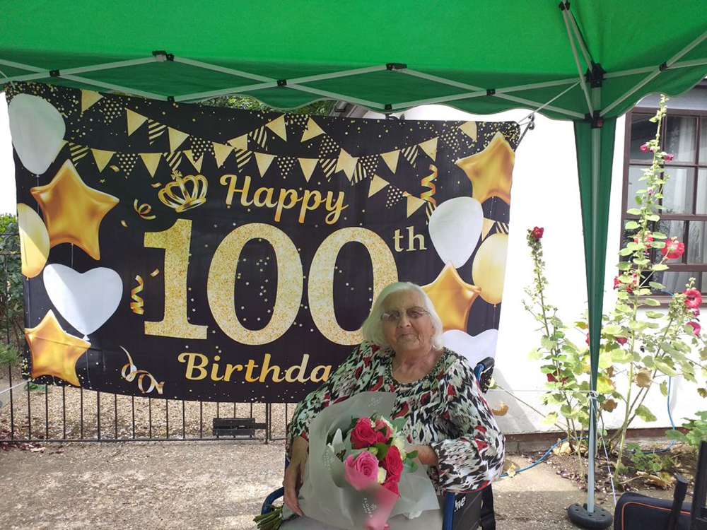 Resident Ivy Hale celebrates a milestone birthday